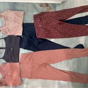 Lots of lululemon outfits size xs wore only a few times.